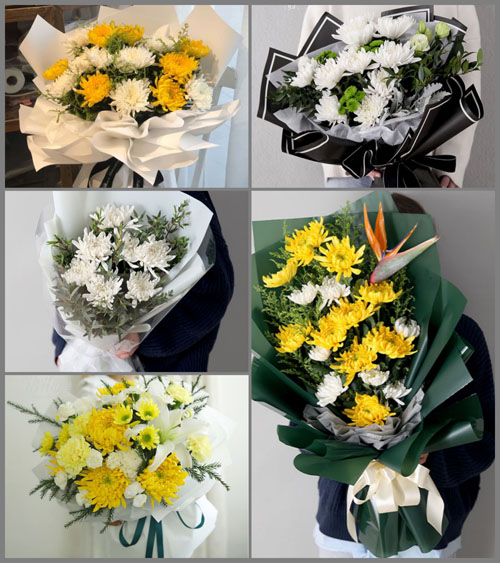 广东汕尾市陆丰市碣石镇角清村白事花束代送